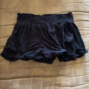 Black stretchy shorts